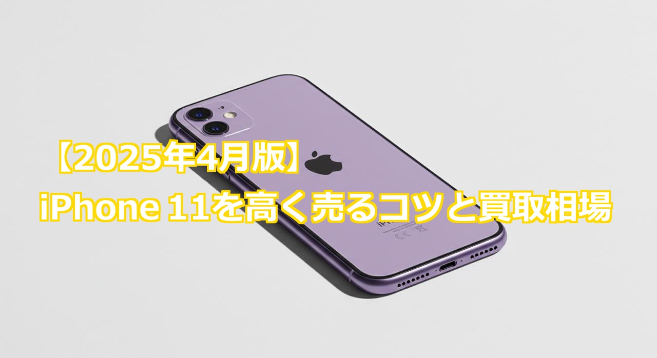 まだまだ現役？】iPhone 11を高く売るコツと買取相場