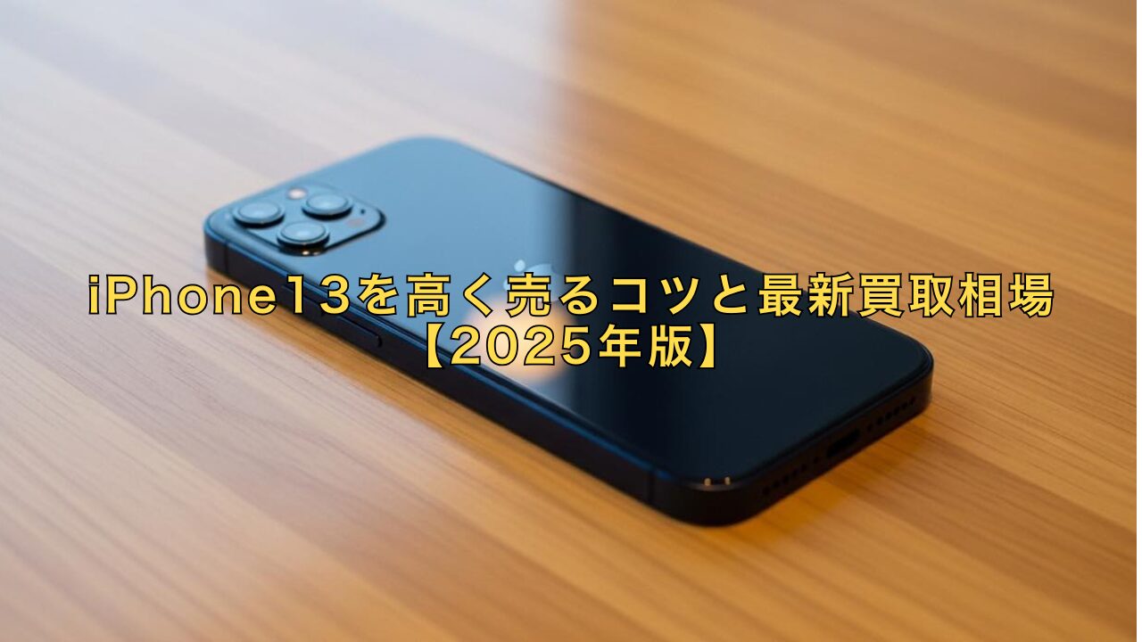壊れていても高額】iPhone13を高く売るコツと最新買取相場【2026年版】