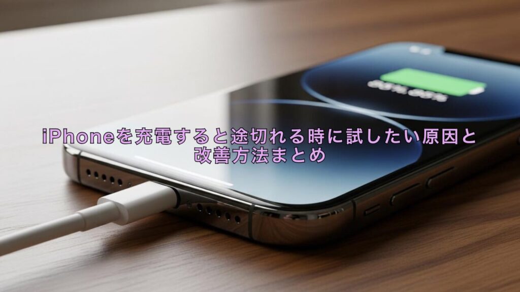 iPhoneが充電できない・途切れる原因と対処法9選【プロが解説】